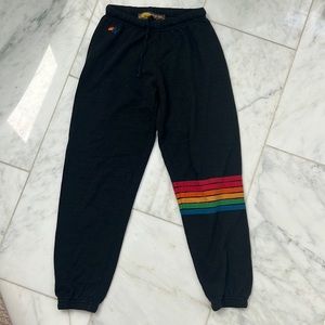 Aviator Nation Small Black Sweatpants